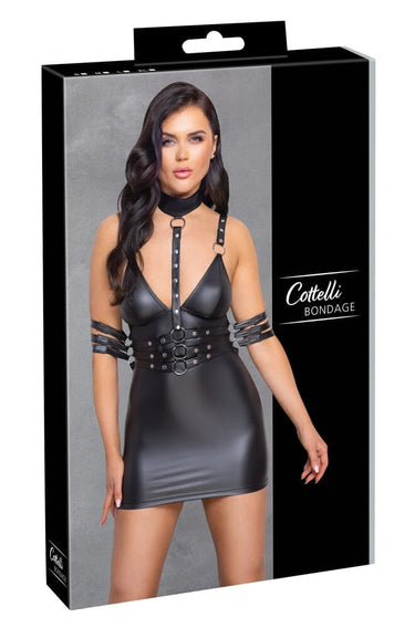 Little Black Dress With Restrains